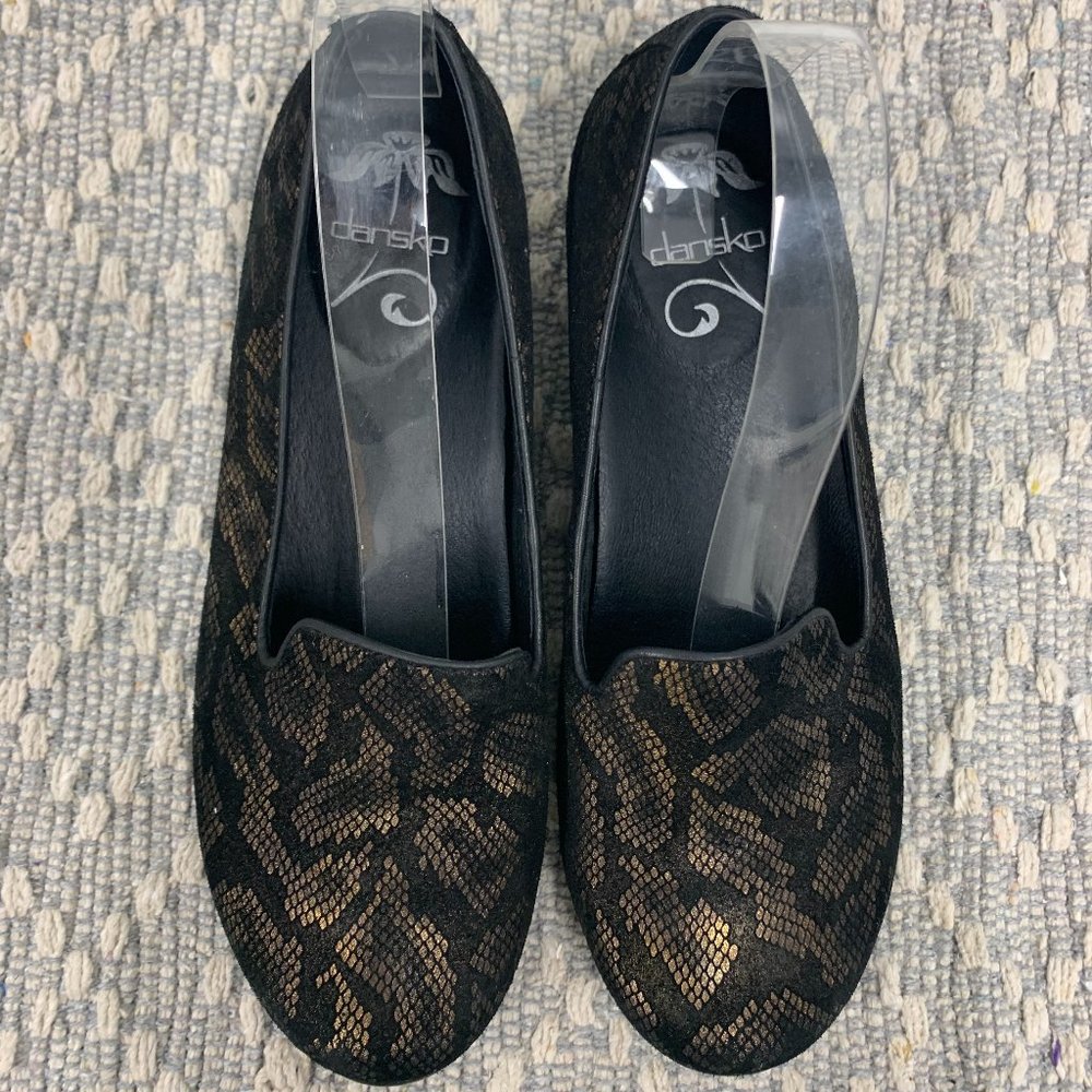 Dansko Olivia Bronze Snake 5601060200 Loafers